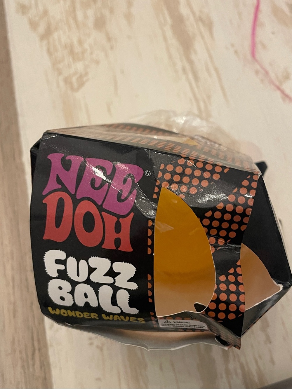 NEE DOH Fuzz Ball — Yellow
